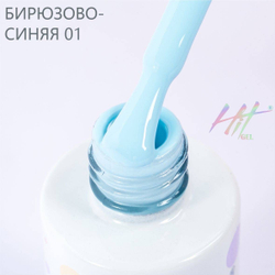 Гель-лак ТМ "HIT gel" №01 Light Blue, 9 мл