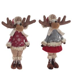 GAEM Игрушка набивная "Олень", L39 W16 H56 см, 2в.