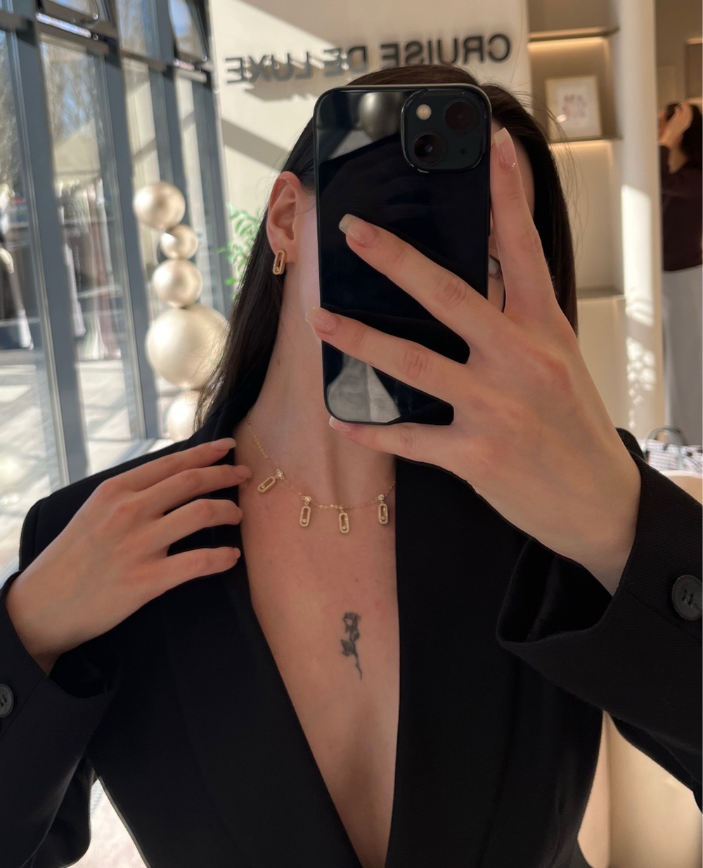 Колье Five gold