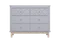 Комод Classic 6 ящиков с фрезеровкой "Мозаика" (серый)