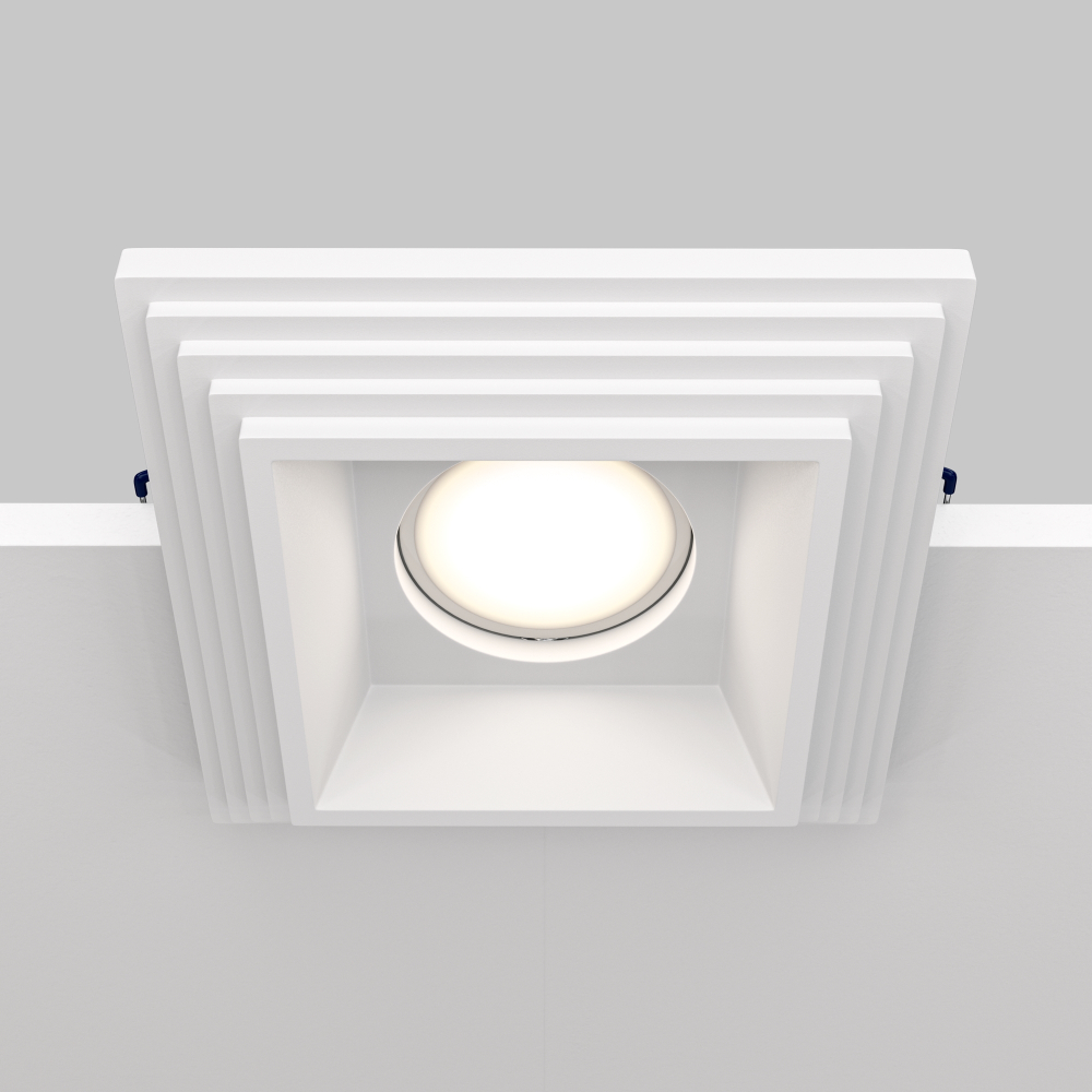 Встраиваемый светильник Maytoni Gyps Modern DL005-1-01-W