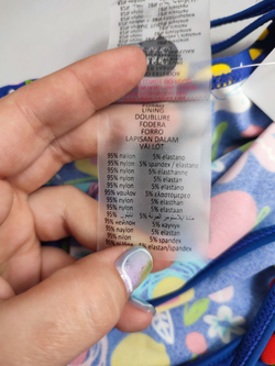 Купальник Tuc Tuc слитный яркий на 6-7 лет