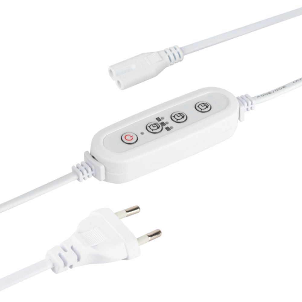 Таймер для светильника ЭРА FITO-LINETIME-2 pin (9/12/15 H)-GR с проводом 1,5 м | Аксессуары для фито светильников