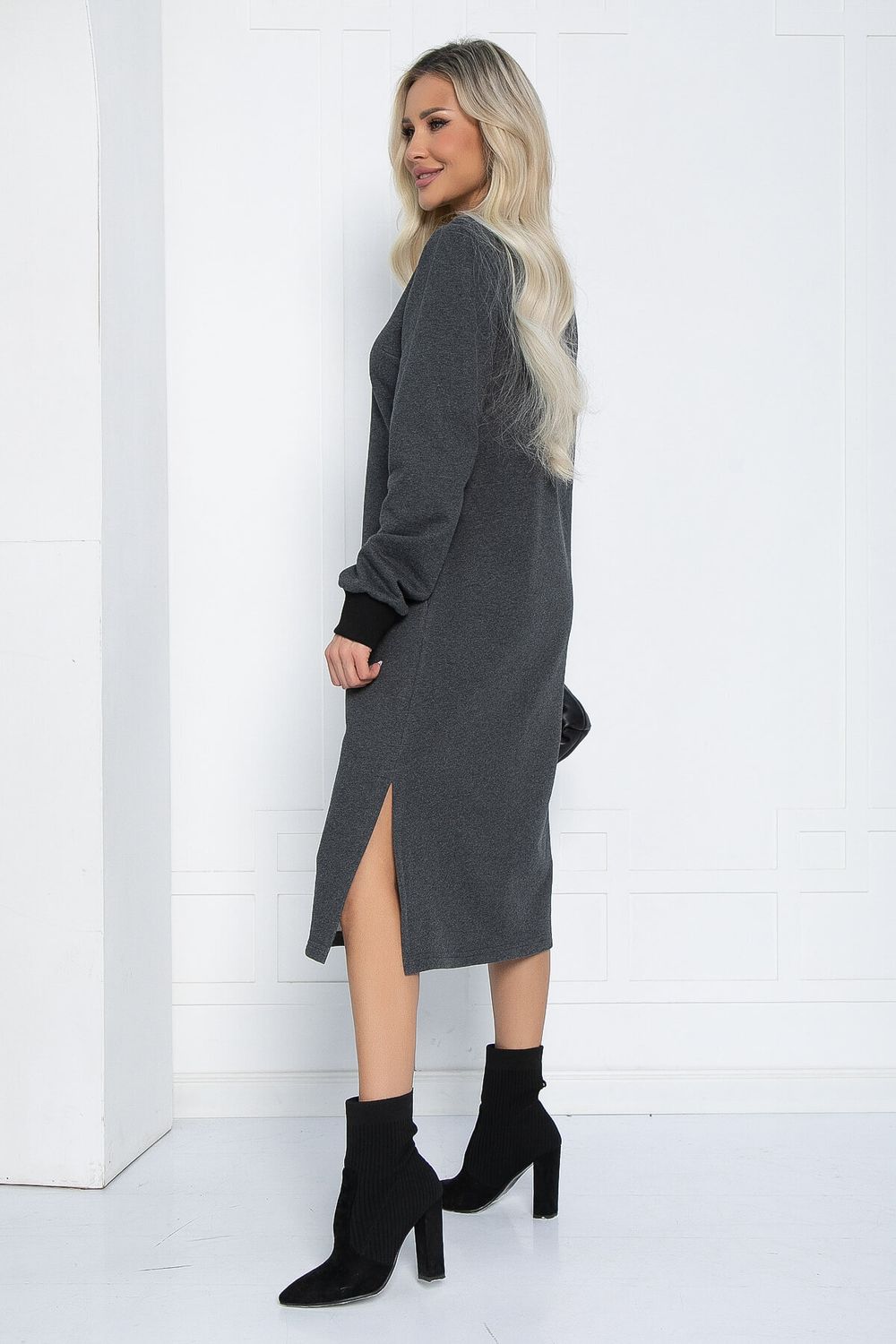 Платье Нирвана (графит) П12416-9 LT Collection