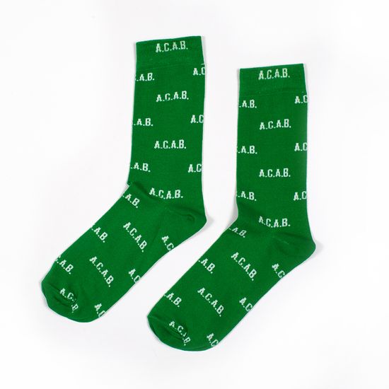 Носки TRUESPIN A.C.A.B. Green