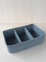 Органайзер для косметики плетеный