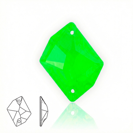 Пришивные стразы Cosmic Neon Green