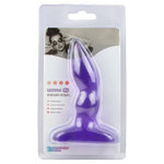 Фиолетовая анальная пробка «Шалунья» - 10 см. (Цвет: фиолетовый)