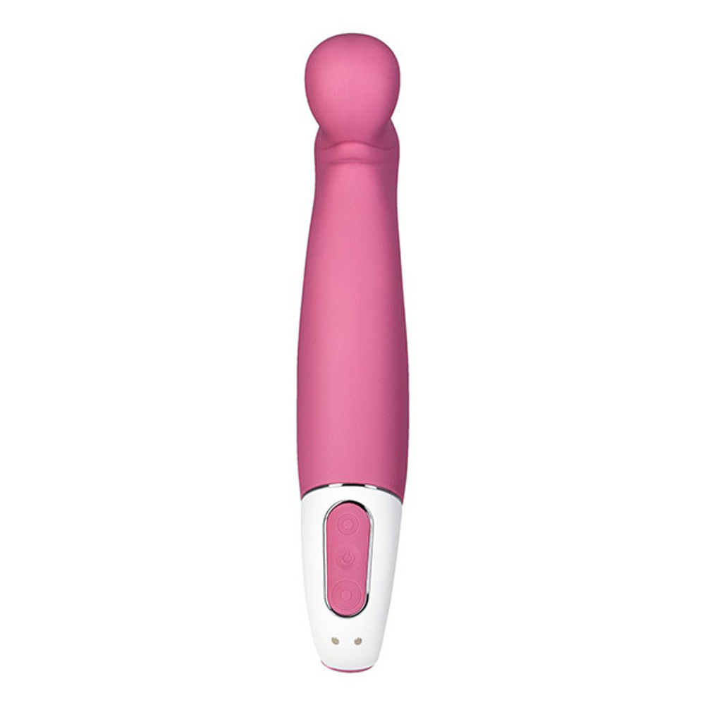 Вибратор 22,9см с загнутым кончиком Satisfyer Petting Hippo
