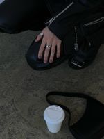 Кольцо Crystal Round с черной шпинелью