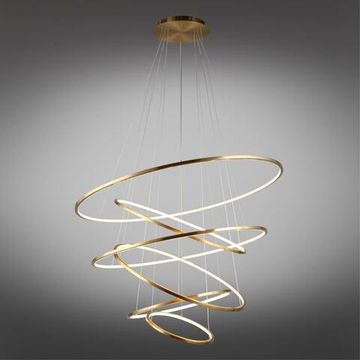 Люстра подвесная светодиодная LED 243W 3000K APL.020.03.243 бронза Monisia Aployt