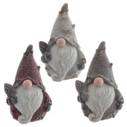 GAEM Фигурка декоративная "Гном", L10 W8 H16 см, 3в.