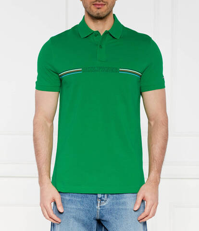 Поло Tommy Hilfiger - зеленый(MW0MW34769)