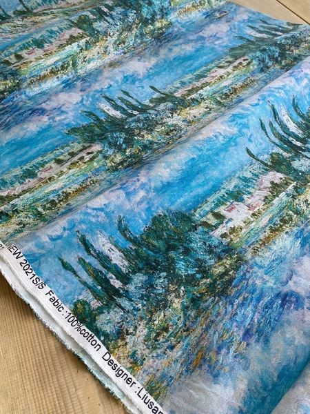 ИМПРЕССИОНИЗМ # 11, отрез 70 см, 100% хлопок, Handmade Fabrics 2