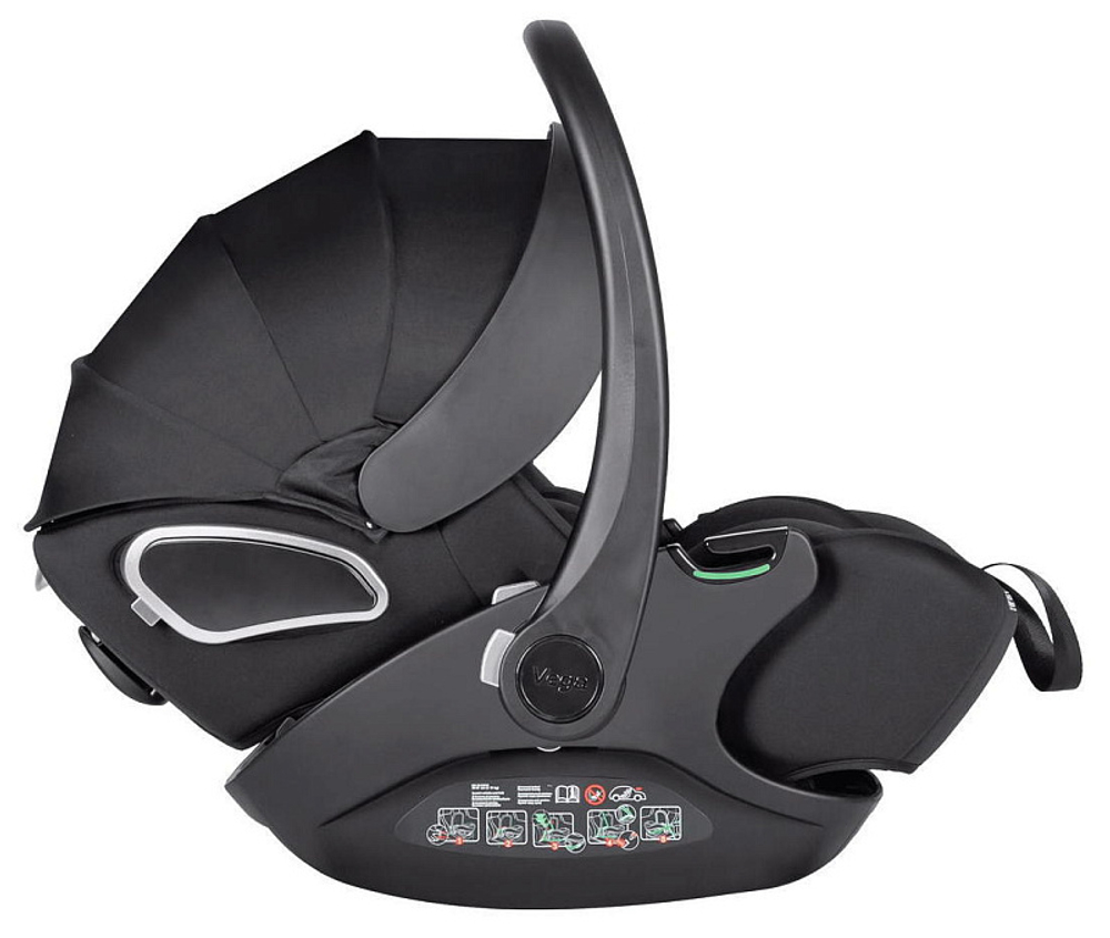 Коляска Carrello Vector CRL-6550 Vega Absolute Black 3 в 1 Pearl Black