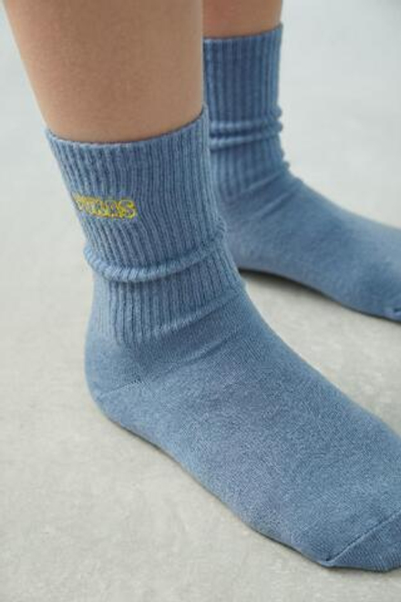 ZARA X PUKAS НАБОР ИЗ 2 ПАР ВЫСОКИХ НОСКОВ PUKAS SURF, СИНИЙ/БЕЛЫЙ
