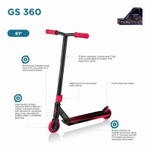 Самокат Globber GS 360 голубой