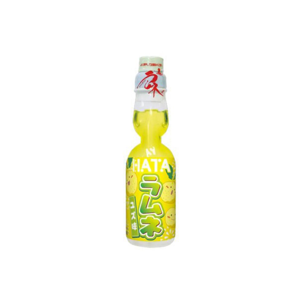 Напиток Рамунэ вкус юдзу &quot;HATA KOSEN Ramune&quot;, 200 мл, Япония