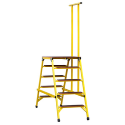 Стремянка-подмость стеклопластиковая с симметричной опорой ССС-0,9П-Ф40П