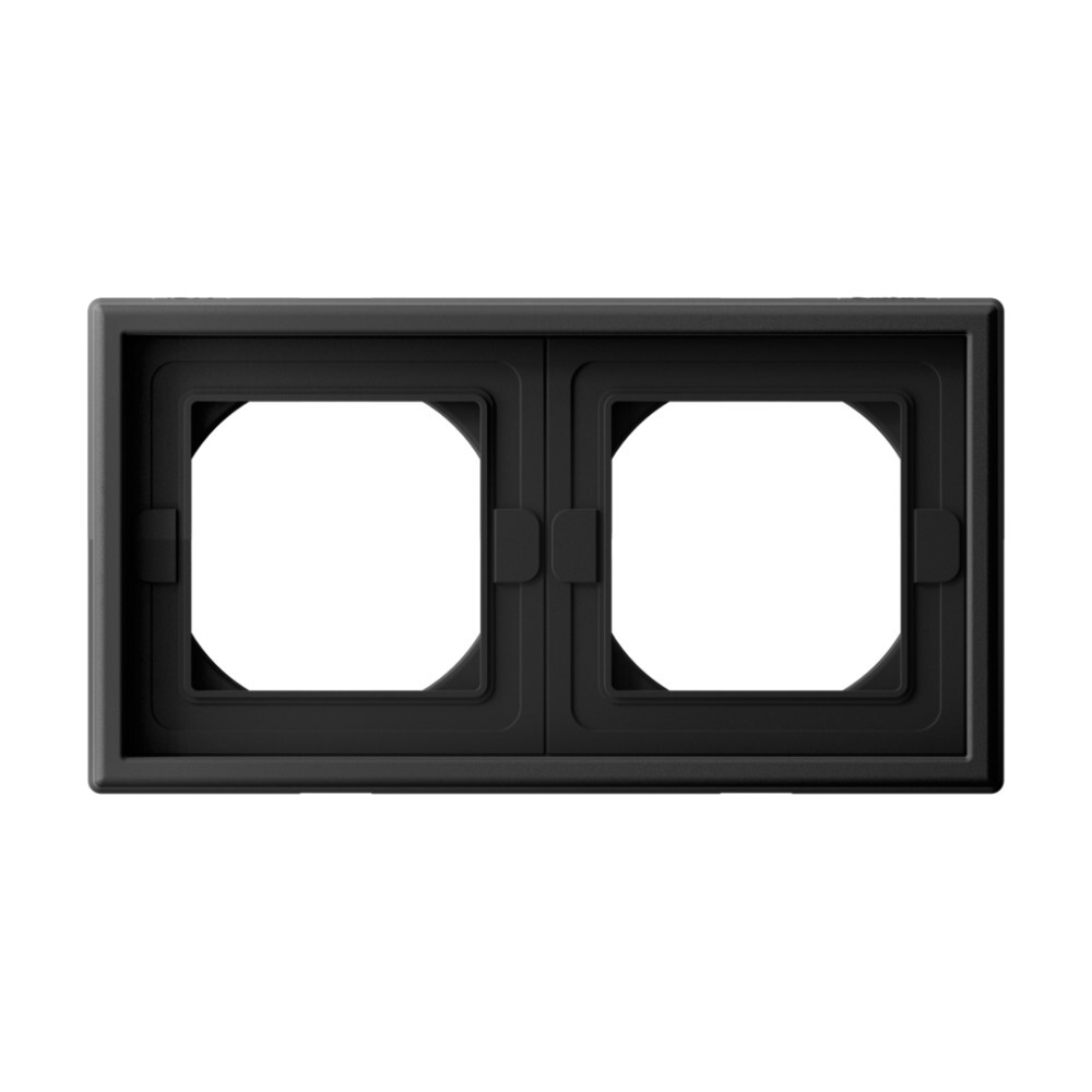 ARTGALLERY 2-постовая РАМКА IP44, КАРБОН GAL441002
