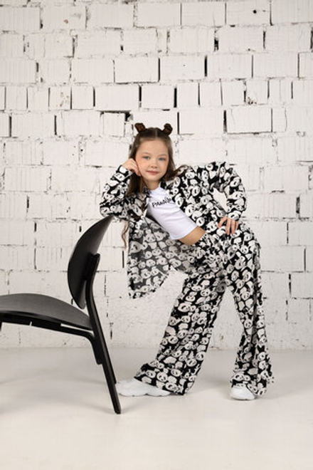 Брюки текстильные для девочки 7-9 лет Fleur de Vie