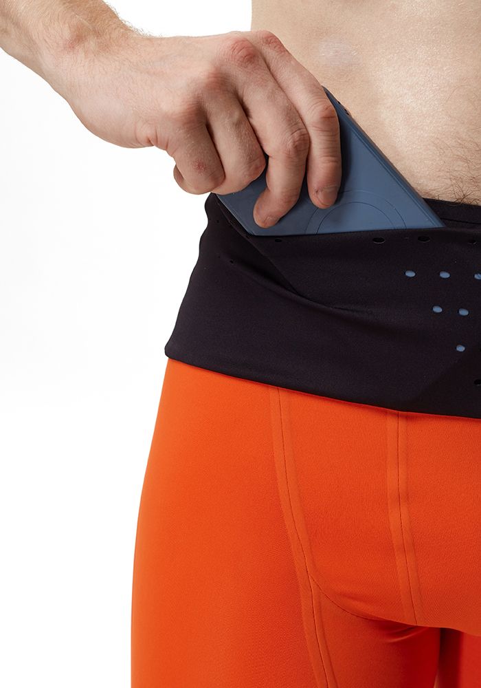 ТАЙТСЫ КОРОТКИЕ С ПОЯСОМ МУЖСКИЕ SFA SHORT TIGHT | TANGERINE