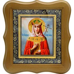 Елена Святая равноапостольная царица. Икона на холсте.