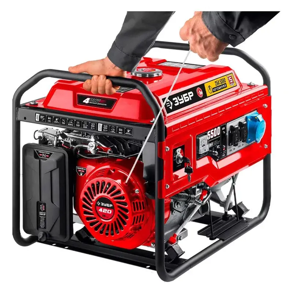 ЗУБР СБА-5500 бензиновый генератор