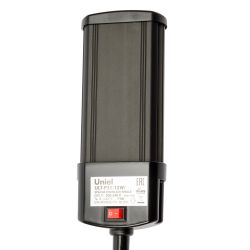 ULT-P31-12W-SPLE-40 IP40 BLACK SINGLE Светильник для растений светодиодный. на прищепке. Спектр для фотосинтеза. TM Uniel