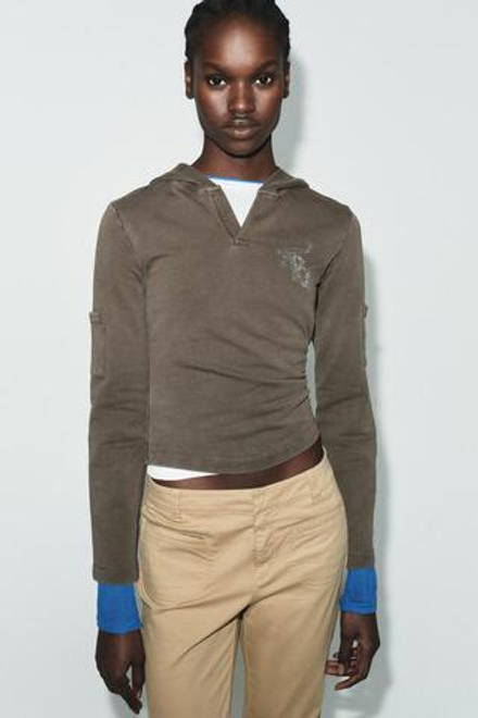 ZARA ХУДИ BRATZ®, ТЕМНО-КОРИЧНЕВЫЙ