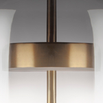 804918 Настольная лампа CUPOLA LED 9W 450LM ЗОЛОТО/ДЫМЧАТЫЙ 3000K