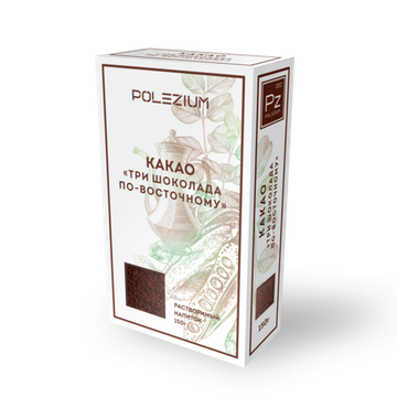 POLEZIUM "Напиток Какао Три шоколада по-восточному", 150г