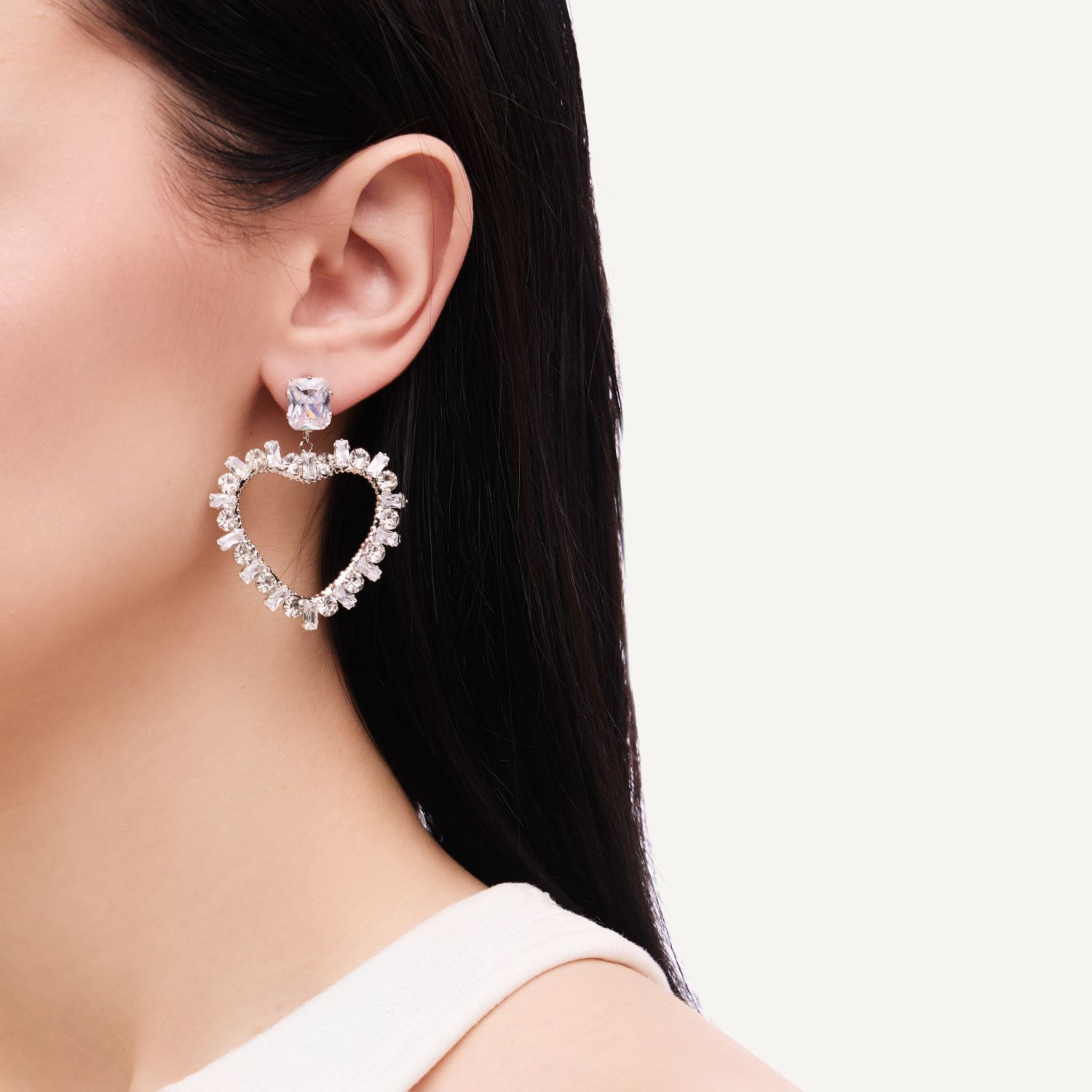 Серьги Statement Hearts Earrings