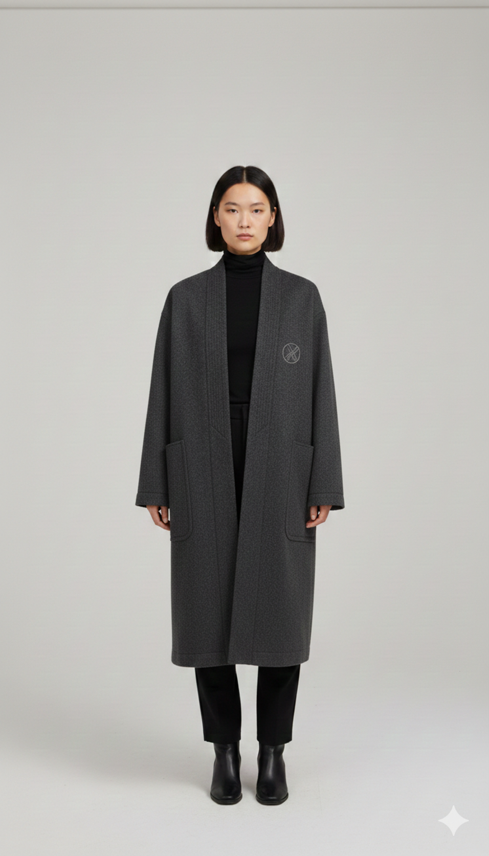 Шапан шерстяной MURA SYZYGY GREY