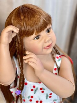 Кукла Реборн ростовая 85см в пакете (FA-259)