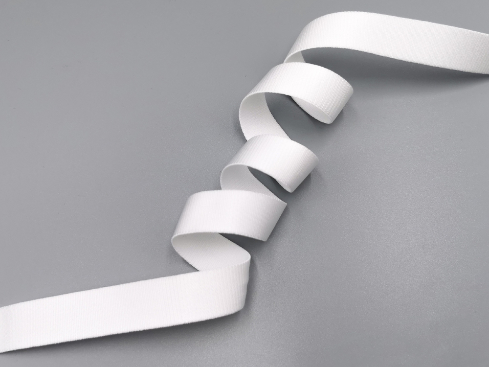 Бретелечная резинка, Lauma, 20 мм, белая, без фестонов, (Арт: BR640/20-001), м