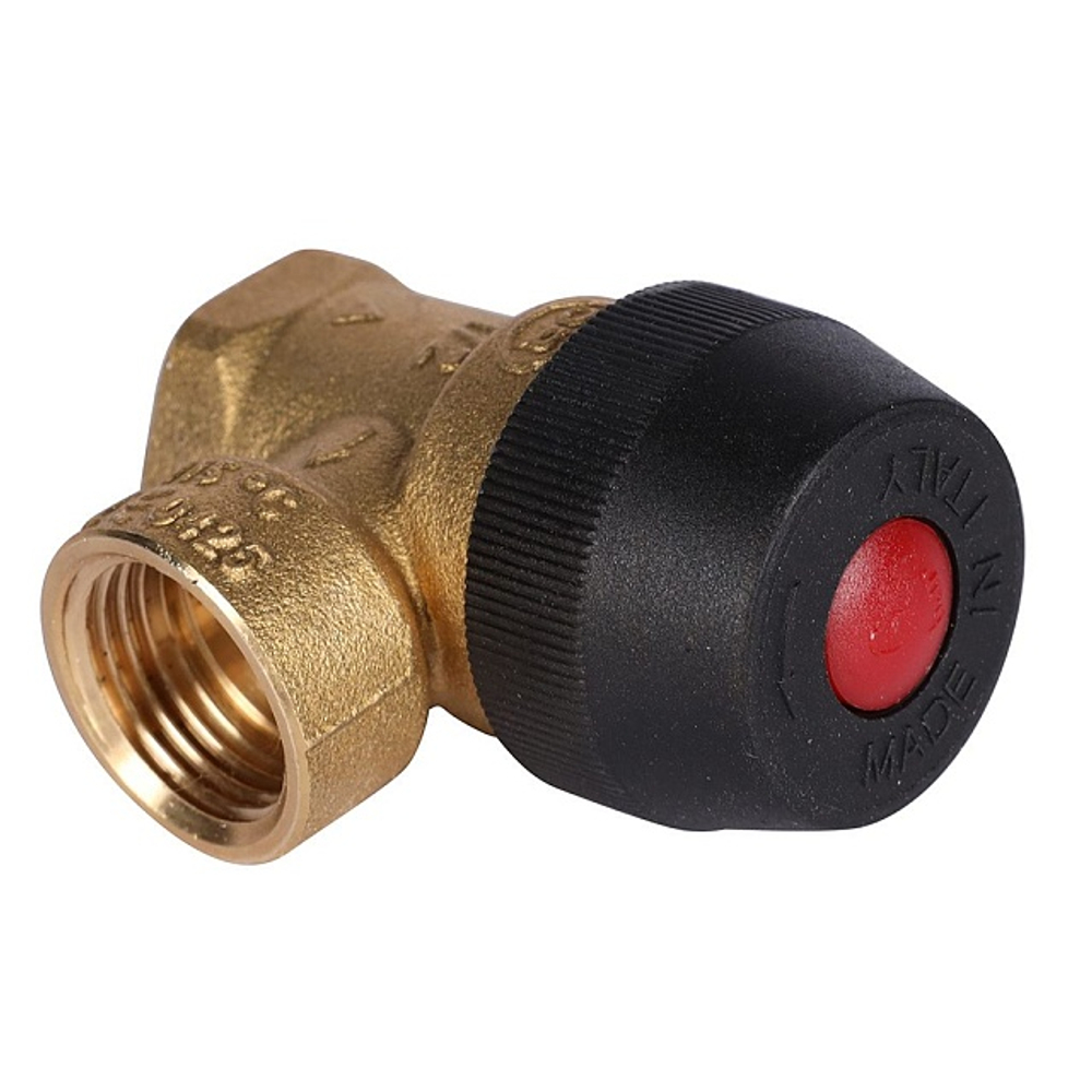 Клапан предохранительный STOUT - 1/2", сброс 1/2" (ВР/ВР, Рн 6.0 бар)