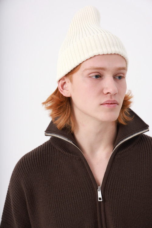 Анорак оверсайз из экомеха, беж