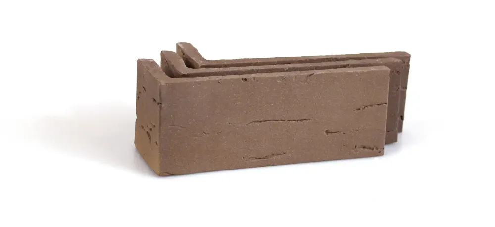 Terramatic, Koro Brown AK 2209, NF/240x71x14 - Клинкерная плитка для фасада и внутренней отделки