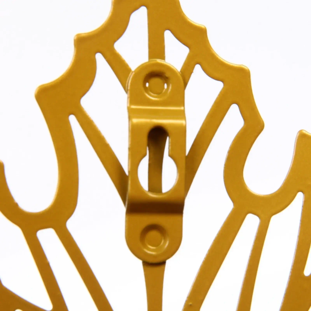 Крючок интерьерный металлический «ЛОФТ ТАМБЛ», клео, цвет золото, 11,5*18см