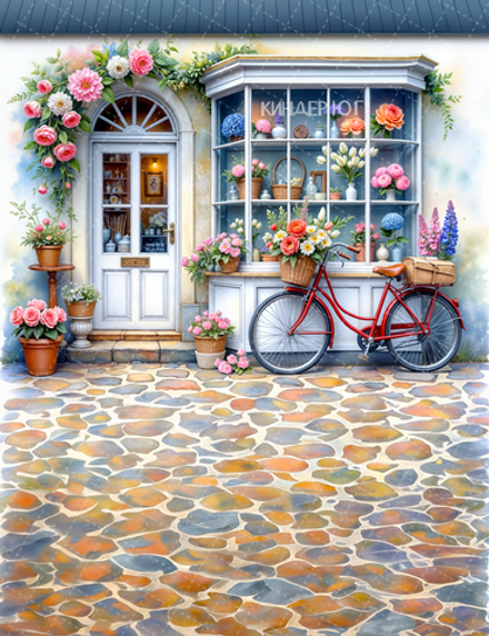 Фотофон "Цветочный магазин" арт. ФФ903-47