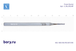 Бор твердосплавный Frank Dental типа HP - C.31L.010.HP