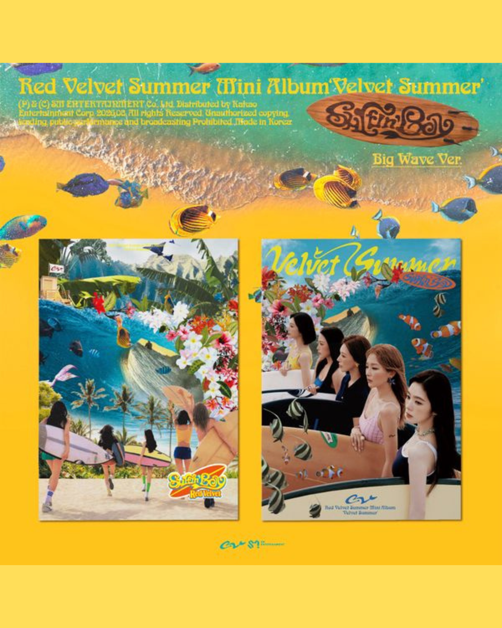 Альбом Red Velvet - Summer Mini Album [Velvet Summer] (Big Wave Ver.)