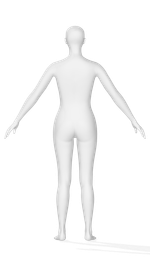 3D аватар манекена Моника