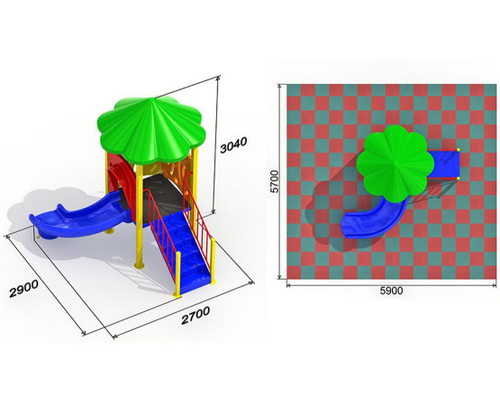 Детская площадка Малютка 4.3