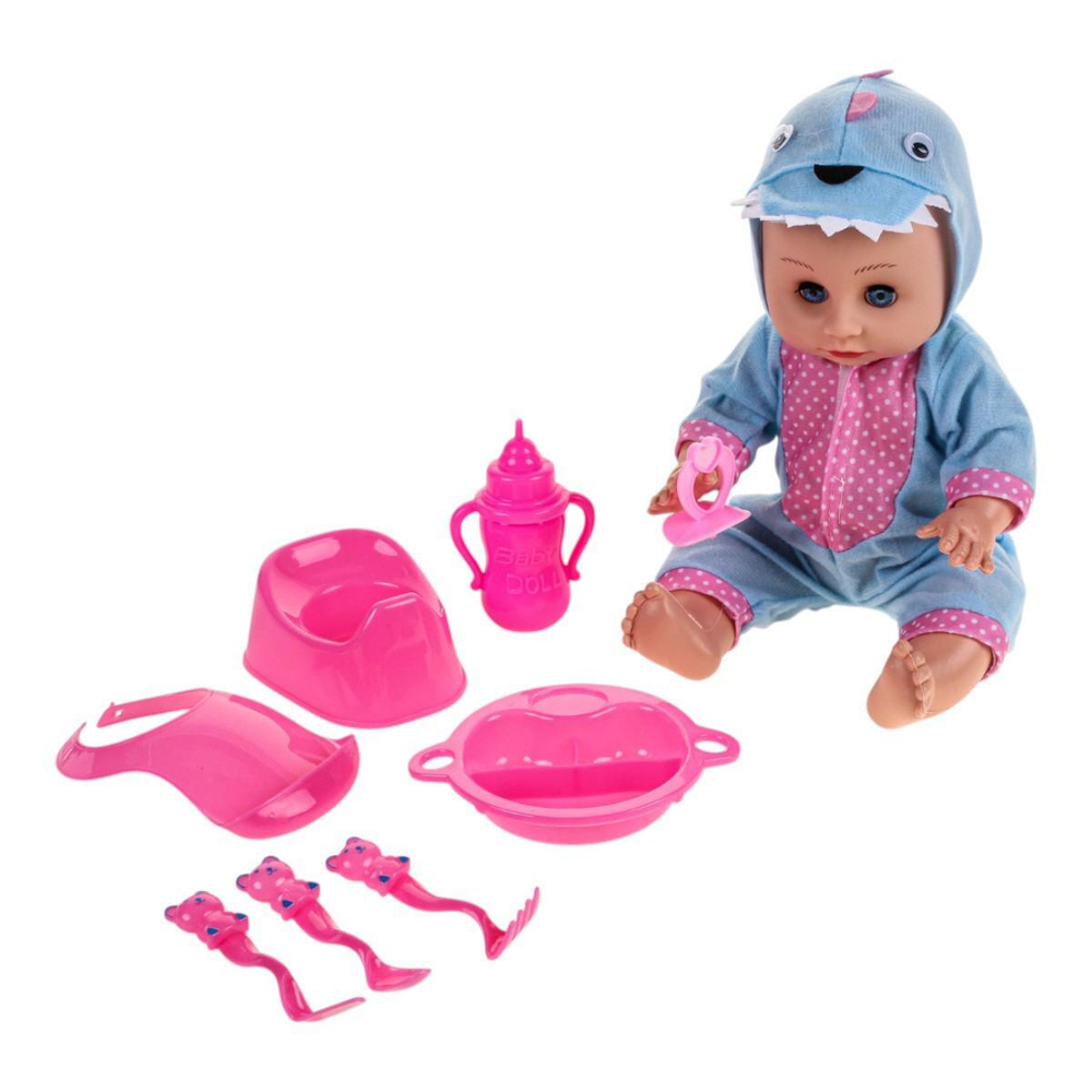 Пупс функциональный с аксесс., коробка ZL9920-G