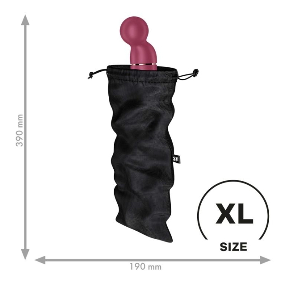Мешочек для хранения вибромассажера Satisfyer Treasure Bag XL (black)
