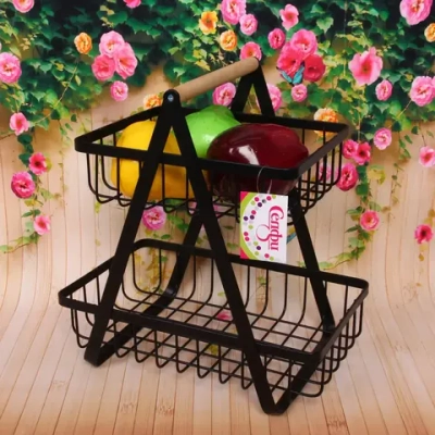 Фруктовница «Brownie» 2 яруса 27*17,5*29,5см