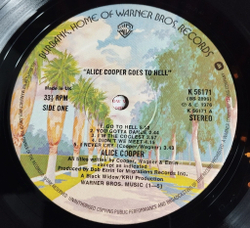 Винтажная виниловая пластинка LP Alice Cooper Goes To Hell (UK 1976)