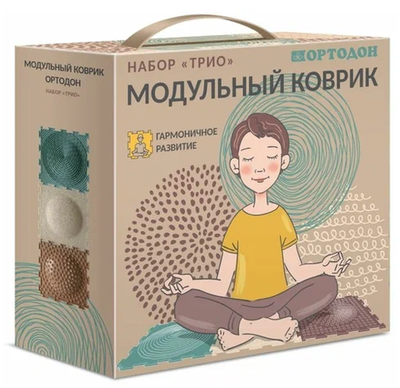 Набор модульных ковриков "Трио" 3эл. (Ортодон)